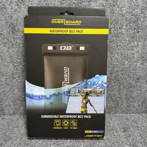 NEW! - Overboard Pro-Sports Belt Pack - Black Submersible AOB1050 Water sports